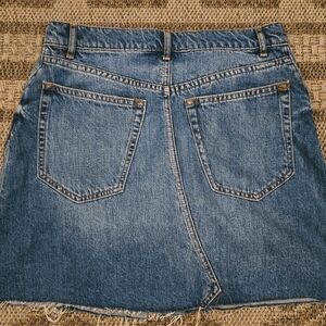 Zara Blue Denim Mini Skirt